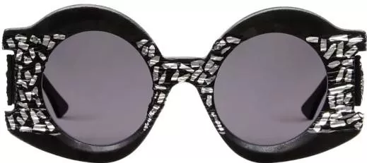 Γυαλιά Ηλίου Kuboraum με Κοκκάλινο Σκελετό Μαύρο