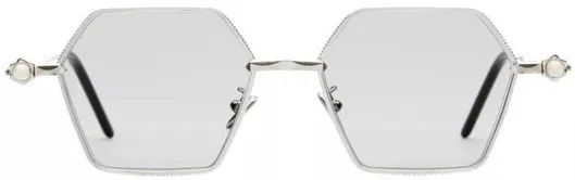 Γυαλιά Ηλίου Kuboraum με Μεταλλικός Σκελετό Ασημί