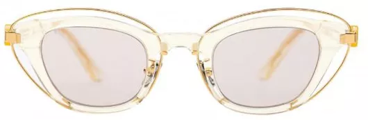 Γυναικεία Γυαλιά Ηλίου Kuboraum με Κοκκάλινο Σκελετό Διάφανο