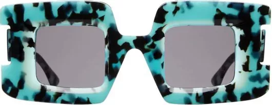 Γυναικεία Γυαλιά Ηλίου Kuboraum με Κοκκάλινο Σκελετό Μπλε