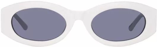 Γυναικεία Γυαλιά Ηλίου The Attico με Κοκκάλινο Σκελετό Λευκό