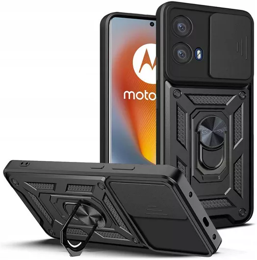 Tech-Protect CAMSHIELD PRO Back Cover Σιλικόνης/Πλαστικό Μαύρο Motorola Edge 50 Fusion 5G