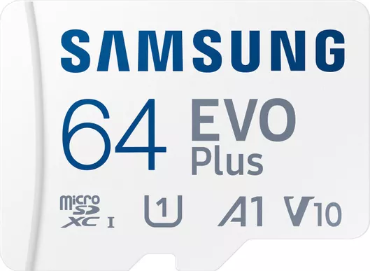 Samsung Evo Plus microSDXC 64GB Class 10 U1 V10 A1 UHS-I με αντάπτορα