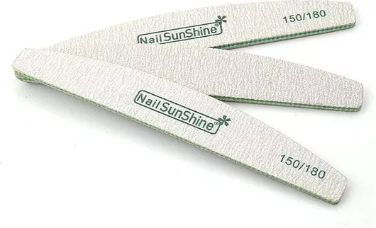 Λίμα Νυχιών Sunshine Μπανάνα 150/180 Διπλής Όψης Σετ 25τμχ
