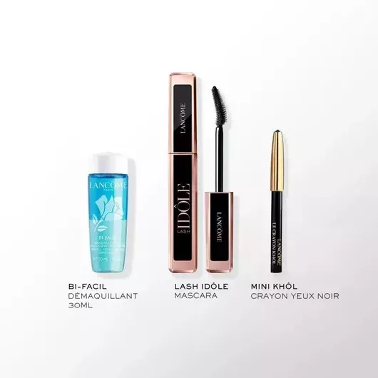 Σετ Μακιγιάζ Lancome Lash Idôle για τα Μάτια Noir 3τμχ