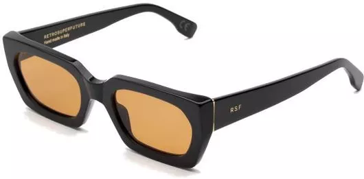 Ανδρικά Γυαλιά Ηλίου Retro Super Future με Κοκκάλινο Σκελετό Μαύρο