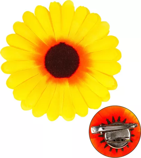 Αποκριάτικο Αξεσουάρ Widmann Στέκα Μαλλιών Ηλιανθός Κίτρινο