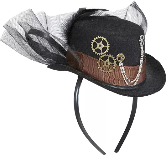 Αποκριάτικο Καπέλο/Σκούφος Widmann Steampunk Mini Μαύρο
