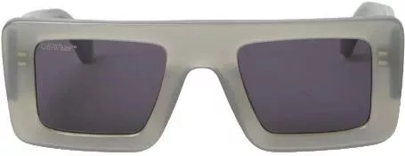 Γυαλιά Ηλίου Off-White με Κοκκάλινο Σκελετό Γκρι