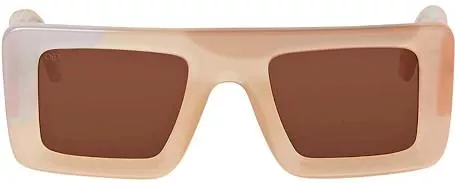 Γυαλιά Ηλίου Off-White με Κοκκάλινο Σκελετό Μπεζ