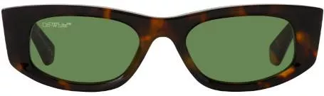 Γυαλιά Ηλίου Off-White με Κοκκάλινο Σκελετό Πολύχρωμο