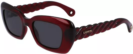 Γυναικεία Γυαλιά Ηλίου Lanvin Cat Eye 52mm με Γκρι Φακό & Μπορντό Σκελετό