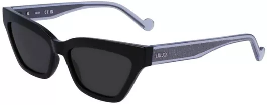 Γυναικεία Γυαλιά Ηλίου Liu Jo Cat Eye 55mm με Γκρι Φακό & Μαύρο Σκελετό