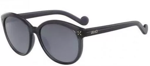 Γυναικεία Γυαλιά Ηλίου Liu Jo Καθρεύτης Στρογγυλά 56mm με Ασημί Φακό & Γκρι Σκελετό