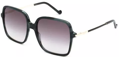 Γυναικεία Γυαλιά Ηλίου Liu Jo Ντεγκραντέ Τετράγωνα 56mm με Γκρι Φακό & Μαύρο Σκελετό
