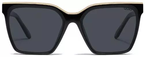 Γυναικεία Γυαλιά Ηλίου Quay με Κοκκάλινο Σκελετό Μαύρο