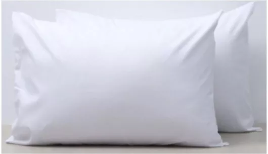 Μαξιλαροθήκες Ehome BES-PC-Λευκό 50x75cm Σετ 2τμχ Μονόχρωμες Λευκό