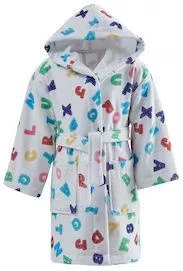 Παιδικό Μπουρνούζι Makis Tselios Home Bet Blue με Κουκούλα Μπλε για 1-2 Ετών