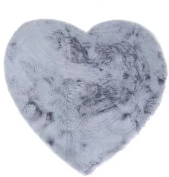 Παιδικό Χαλί Royal Carpet Bubbles Bunny Kids Heart Silver 100x100cm Ασημί