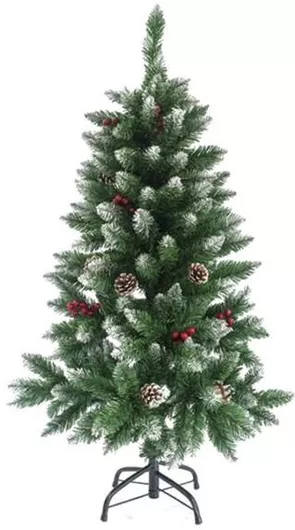Χριστουγεννιάτικο Δέντρο JY-6 Χιονισμένο με Κουκουνάρια & Berries 180cm