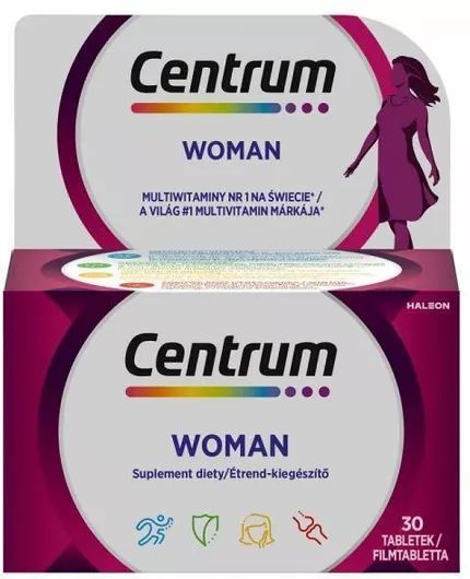Centrum Women Πολυβιταμίνη Ειδικά Σχεδιασμένη για τη Γυναίκα για Ενέργεια & Ενίσχυση του Ανοσοποιητικού 30 Ταμπλέτες