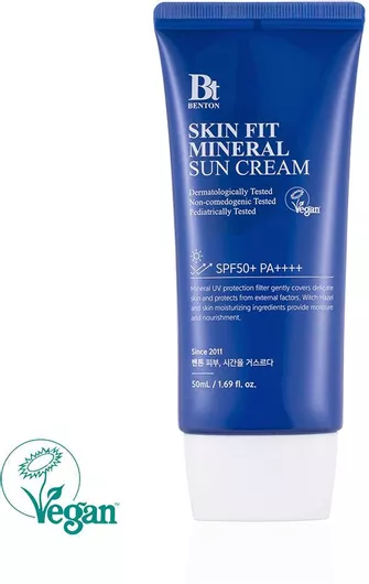 Αντηλιακό Προσώπου Benton Skin Fit Mineral SPF50+ PA++++ 50ml