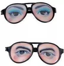 Αποκριάτικα Γυαλιά Μάτια 1τμχ Τυχαίας Επιλογής Σχεδίου