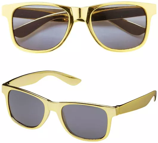 Αποκριάτικα Γυαλιά Μεταλλικά Χρυσό