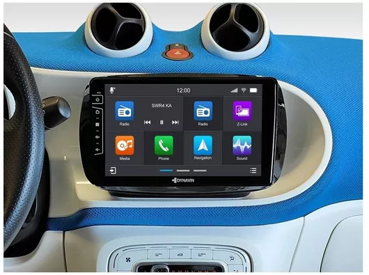 Ηχοσύστημα Αυτοκινήτου Dynavin για Smart ForTwo Bluetooth/USB/WiFi/GPS/Apple-Carplay/Android-Auto με Οθόνη Αφής 9"