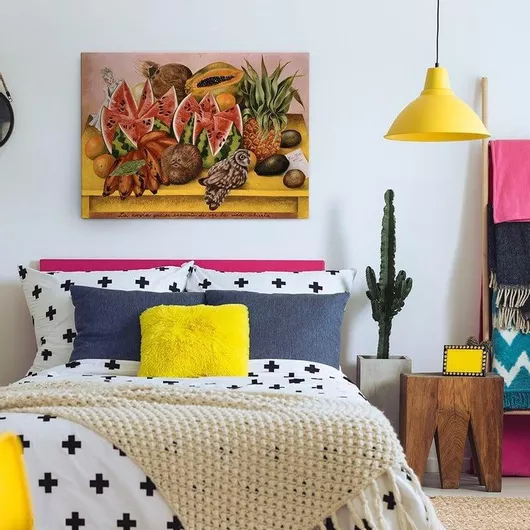 Πίνακας σε Καμβά Sticky Frida Kahlo Fruits Of Earth 40x30cm