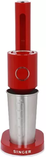 Φραπεδιέρα Singer DM-1220SCR 100W Επιτραπέζια Κόκκινο