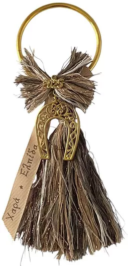 Χειροποίητo Γούρι 2025 ArtFull Hand 253086 Μεταλλικός Κρίκος Χρυσός, Μοτίφ Πέταλο Διάτρητο σε Κουτί 22cm