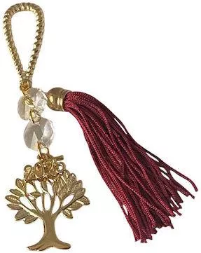 Χειροποίητο Γούρι 2025 ArtFull Hand 251002 Λαβή με Δέντρο & Κρυσταλλάκια 13cm