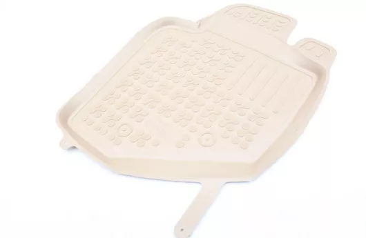 Σετ Μπροστινά & Πίσω Πατάκια Sahler Τύπου Σκαφάκι 4τμχ από Λάστιχο για Volvo S60 Μπεζ