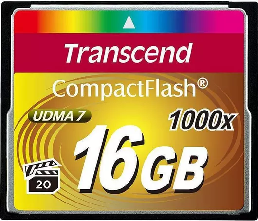 Transcend CompactFlash 1000x 16GB
