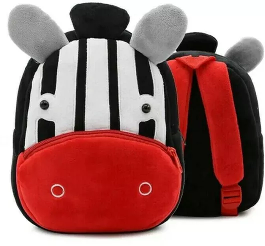 Kakoo Design Βρεφική Τσάντα Πλάτης Zebra ΒRQ-952 Κόκκινη
