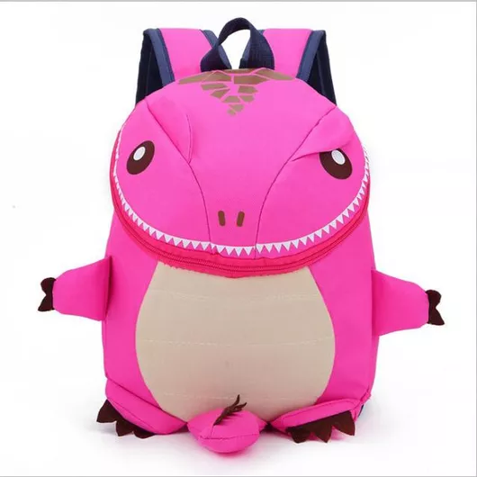 Παιδική Τσάντα Πλάτης Δεινόσαυρος Φούξια