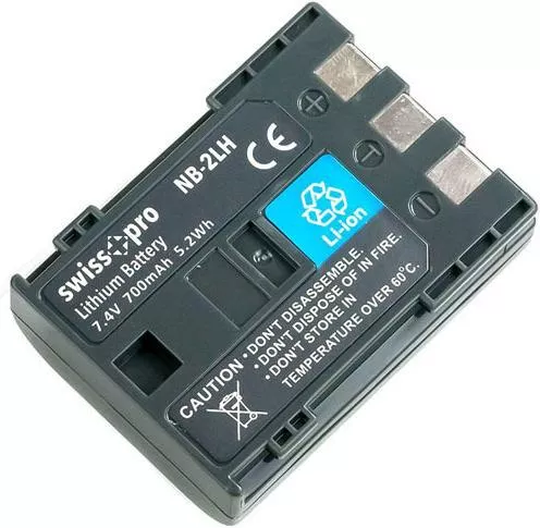 Swiss + Go Μπαταρία Φωτογραφικής Μηχανής Ιόντων-Λιθίου (Li-ion) 700mAh Συμβατή με Canon
