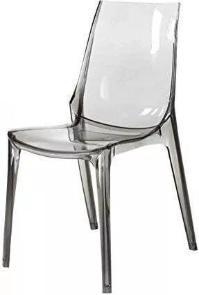 Καρέκλα Κουζίνας VANITY-C από Πολυπροπυλένιο Διάφανη 49x55x88cm