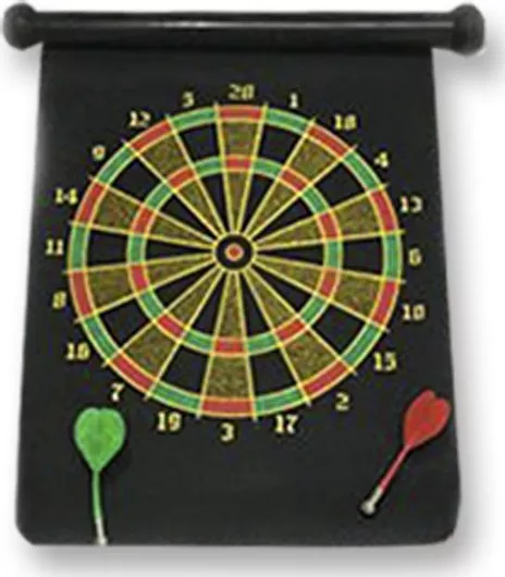 Μαγνητικός Στόχος ToyMarkt Διπλής Όψεως 35cm με 2 Μαγνητάκια