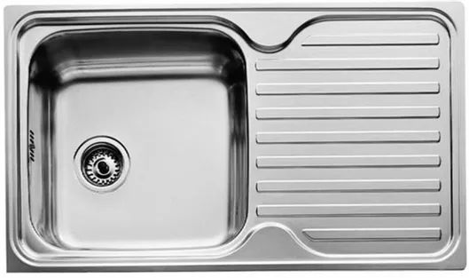 Νεροχύτης Teka Classic 1C 1E Ένθετος Inox 86x50cm Ασημί