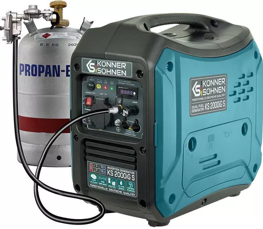 Γεννήτρια Könner & Söhnen Αθόρυβη Βενζίνης/Υγραερίου με Μέγιστη Ισχύ 2kVA