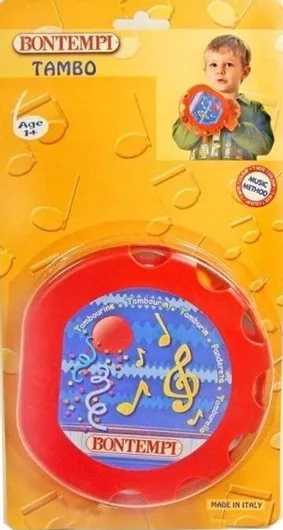 Κρουστό Bontempi Μουσικό Παιχνίδι Ταμπουρίνο για 1+ Ετών