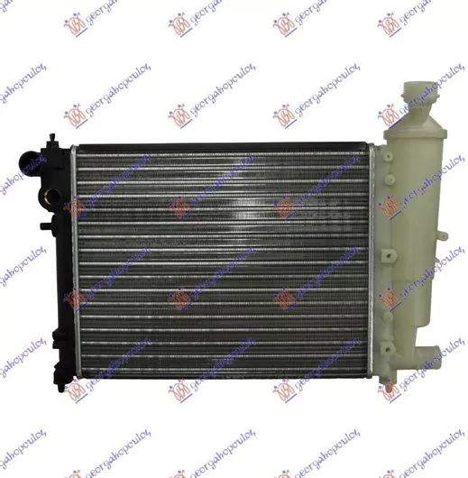 Ψυγείο Νερού 390x322 Τάπα Βιδωτη Valeo Classic Citroen Saxo 96-99 1301sq 1 Τεμ