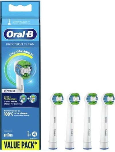 Oral-B Pro Precision Clean Ανταλλακτικές Κεφαλές για Ηλεκτρική Οδοντόβουρτσα 261727 4τμχ