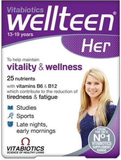 Vitabiotics Wellteen Her Πολυβιταμίνη για Ενέργεια & Ενίσχυση του Ανοσοποιητικού 30 ταμπλέτες
