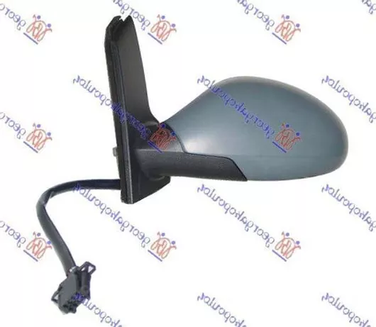 Καθρέφτης Ηλεκτρικός Θερμαινόμενος Βαφόμενος Aspherical Glass Seat Ibiza 02-08 6l1857507e 01c Αριστερό 1 Τεμ.