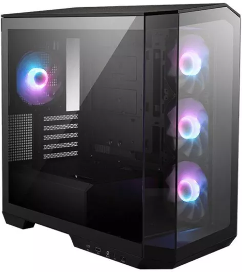 MSI MAG Pano M100R Gaming Micro Tower Κουτί Υπολογιστή με Πλαϊνό Παράθυρο Μαύρο