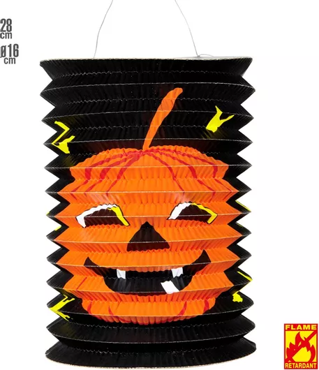 Αποκριάτικο Αξεσουάρ Widmann Διακοσμητικό Pumpkin Lantern Μαύρο