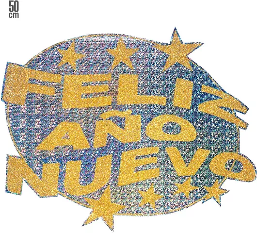 Αποκριάτικο Αξεσουάρ Widmann Διακοσμητικό Διακοσμητικό Holographic Bonne Anne 50cm Χρυσό